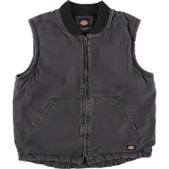 古着 ディッキーズ Dickies 中綿入り ダックベスト メンズL相当/eaa612774