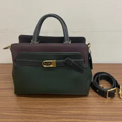 (i)【極美品】COACH コーチ テートキャリオール29カラーブロック ハンドバッグ クロスボディ ショルダーバッグ 3WAY使用可能 C5316/1102