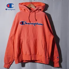 チャンピオン Champion リバースウィーブ REVERSE WEAVE パーカー L サーモンピンク 00s フーディー ストリート スポーツミックス アメカジ 古着 A1520