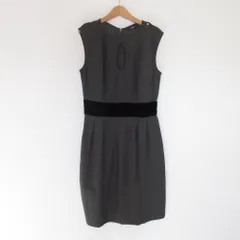 未使用 DIESEL ディーゼル ノースリーブワンピース M カーキ レディース 古着 中古 USED