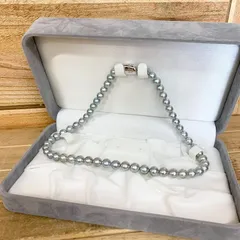 パールネックレス　シルバー