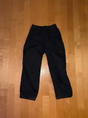 ユニクロ ワイドパラシュートパンツ ブラック S