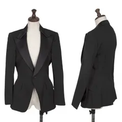 ジュンヤワタナベ コムデギャルソンJUNYA WATANABE COMME des GARCONS ダーツシェイプタキシードジャケット 黒XSのサムネイル