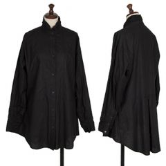 イッセイミヤケ スタンドカラーブラウス オフホワイト シャツ 3size 