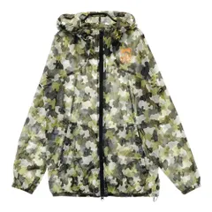 サイズ：1 PEARLY GATES パーリーゲイツ  ナイロンジップパーカー カモフラ柄 カーキ系 [240101619801] ゴルフウェア レディース ストスト