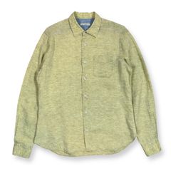 C.P. COMPANY 長袖シャツ リネン ライトグリーン M