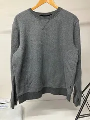 EDDIE BAUER 裏起毛 Vガゼット スウェット グレー L US古着