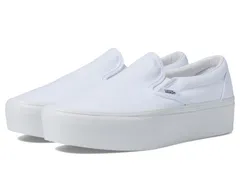 バンズ メンズ シューズ スニーカー Vans SlipOn Stackform True White ホワイト