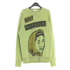 ジェイダブリューアンダーソン JWアンダーソン J.W.ANDERSON 23SS グラフィックプリント スウェット トレーナー 長袖 M グリーン 緑 JW0045PG0976155のサムネイル