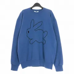 ジェイダブリューアンダーソン JWアンダーソン J.W.ANDERSON Bunny Embroidered Sweatshirt スウエット トレーナー 長袖 M ネイビー 紺 JW0109 PG1216 国内正規のサムネイル