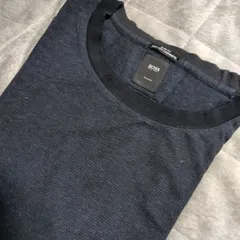 大きめサイズ　HUGO BOSS　ヒューゴボス  【サイズ】  XXXL　長袖Tシャツ　ロンT　ロングスリーブ　カットソー　NAVY　ネイビー　メンズ　中古　古着のサムネイル