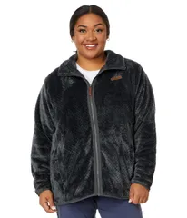 コロンビア レディース アウター コート プラスサイズ Columbia Plusize Fire Side II Sherpa Full Zip Shark