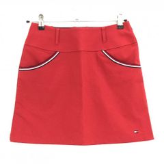 XL 極美品　マークアンドロナ レディース　スカート レッド赤　ゴルフウェアLL XL 極美品 マークアンドロナ レディース スカート レッド赤 ゴルフ