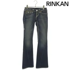 トゥルーレリジョン ウォッシュドフレアデニムパンツ レディース 24インチ