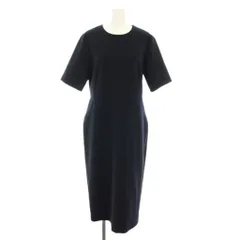 ザ ライナー THE LINER アイラインドレス I-Line Dress ワンピース ひざ丈 半袖 38 紺 ネイビー TL1-DR04 /YT