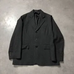GQ4738◇stein : OVERSIZED COMBINATION JACKET ST281◇S◇チャコールグレー シュタイン オーバーサイズ コンビネーション ジャケットのサムネイル