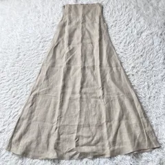 状態良 フレイアイディー ロングワンピース ノースリーブワンピース リネン素材 日本製 古着 891402