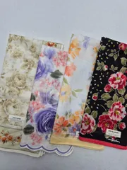 【新品】pierre cardin レディースハンカチ 4枚セット