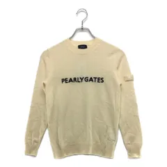 中古 レディース パーリーゲイツ PEARLY GATES セーター 0(S) アイボリー 白系 カシミヤ100％
