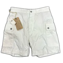 未使用 RRL レジメントリップストップカーゴショートパンツ ハーフパンツ ダブルアールエル MNRRSHO14A20022 ホワイト 32 （96587A）