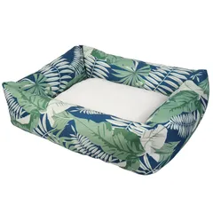 通年 秋冬用ベッド オールシーズン 春夏用 寒さ対策 中型犬 エアコン部屋用 小型犬 寝床 おしゃれ カーペット ふわふわ ソファ 滑り止め クッション ベッド 洗える 犬用 犬猫通用(LSSY 猫用 ワンサイズ) ペットベッド