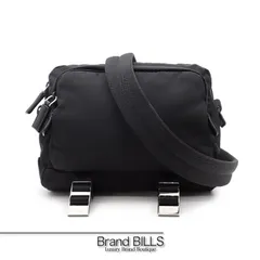 未使用品 PRADA プラダ ショルダーバッグ クロスボディバッグ 2VH043 テスート ナイロン NERO ブラック トライアングルロゴ ユニセックス