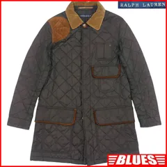 RALPH LAUREN ラルフローレン ステンカラーコート M メンズ 3f キルティングジャケット 黒 コーデュロイ スエードレザー コートサイズM一覧←SEULB屋着古← TN2052