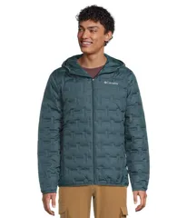 コロンビア メンズ アウター コート フーデッドジャケット ダウン ジャケット Columbia Delta Ridge II Down Hooded Jacket Everblue