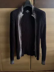 ZARA ザラ フェイディド ジップアップ カーディガン Lサイズ ZARA Faded Zip-up Ca