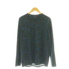 パタゴニア Patagonia 24AW キャプリーン ミッドウェイト クルー カットソー 総柄 L 黒 青 緑 44427 /CX ■OS