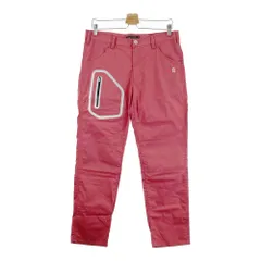 サイズ：M ROUGH&SWELL ラフアンドスウェル  ロングパンツ  レッド系 [240101626105] ゴルフウェア メンズ ストスト