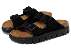 ビルケンシュトック レディース シューズ サンダル スエード Papillio by Birkenstock Arizona Chunky Sandal Suede Black ブラック