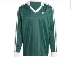 アディダス ピケ フットボール ロングスリーブ L グリーン 新品
