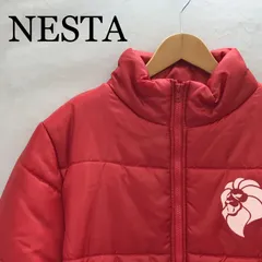 【古着】【USED】 NESTA 中綿ジャケット HB14-J2 L レッド 素材：ポリエステル100％ メンズ ファッションのサムネイル