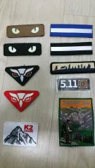 パッチ ワッペン ロゴ 夜光 反射鏡 蛍光 5 11 タクティカル