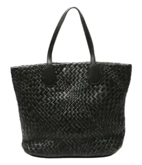 FALORNI トートバッグ レザー イントレチャート 2344 メンズ ブラック ファロルニ 