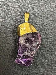 アメジスト　原石　ペンダントトップ