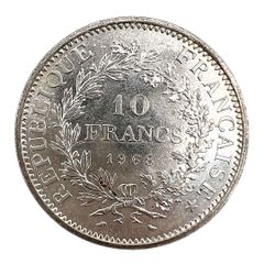 フランス 旧通貨 10フラン 銀貨 1968年 ヘラクレス - メルカリ