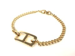 美品】Christian Diorディオールロゴ ブレスレット ゴールド 喜平 美品】Christian Diorディオールロゴ ブレスレット ゴールド 喜平