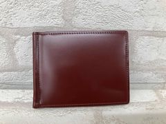 SOMES SADDLE ソメスサドル　コードバンマネークリップ バーガンディ SOMES SADDLE ソメスサドル コードバンマネークリップ バーガンディ