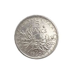 外国銀貨 フランス5F銀貨 1836年 - メルカリ