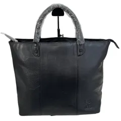 3509−3 ハーヴェストレーベル 髭 レザー トートバッグ ネイビー 自立