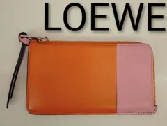 AQV04 ロエベ 極美品 アナグラム フラグメントケース コインケース カードケース シルバー金具