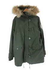 ビームスハート BEAMS HEART モッズ コート ファー フード ライナー付  ミリタリー サイズF カーキ QQQ