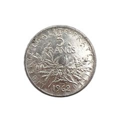 フランス 旧通貨 5フラン 銀貨 1963年 マリアンヌ - メルカリ
