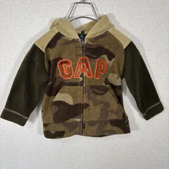 GAP 迷彩柄　ジップパーカー　キッズ　95サイズ