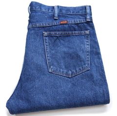 USA製 RUSTLER ラスラー デニムパンツ W38 濃紺 RUSTLER/Wrangler 濃紺デニムパンツ/ジーンズ 古着/W38L32 - メルカリ