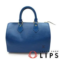ルイ・ヴィトン スピーディ25 M43015 エピ レディース ボストンバッグ トレドブルー  美品 【中古】