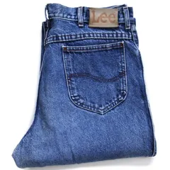 90s USA製 Leeリー 200 デニムパンツ W34 L36★SDP4380 オールド ビンテージ ジーンズ ストレート アシッド ケミカル ヒゲ