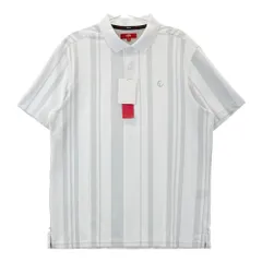 サイズ：3L CALLAWAY キャロウェイ  半袖ポロシャツ ストライプ柄 ホワイト系 [240101616987] ゴルフウェア メンズ ストスト